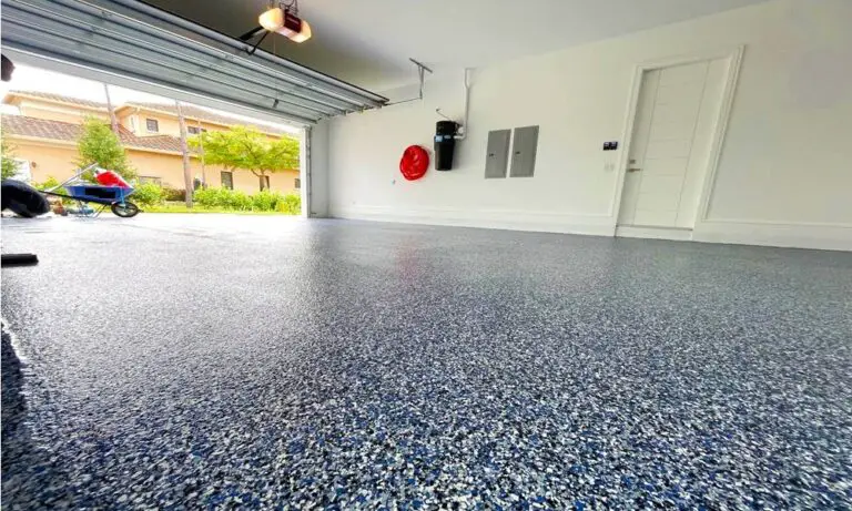 How To Paint Garage Floor With Flakes A Diy Guide