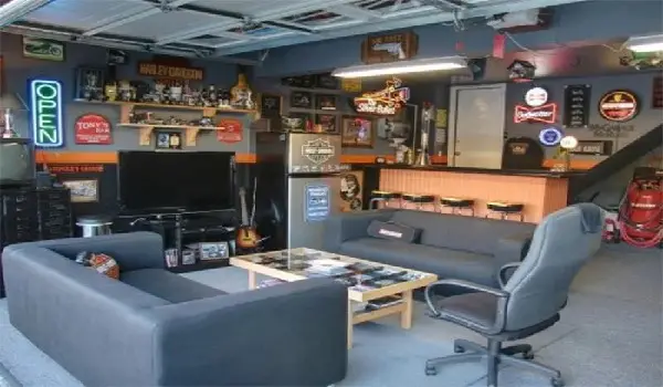 Man cave escape room garage man cave