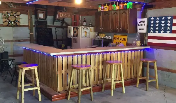 home bar garage