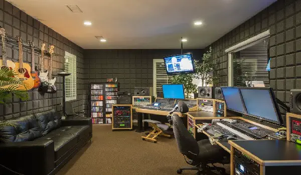 man cave garage music room