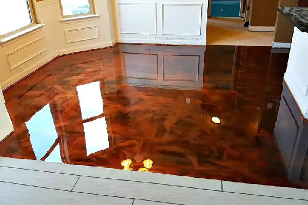 metallic epoxy floor