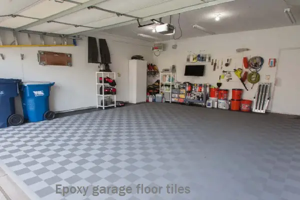 epoxy garage floor tiles