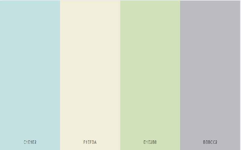 pastel home color scheme