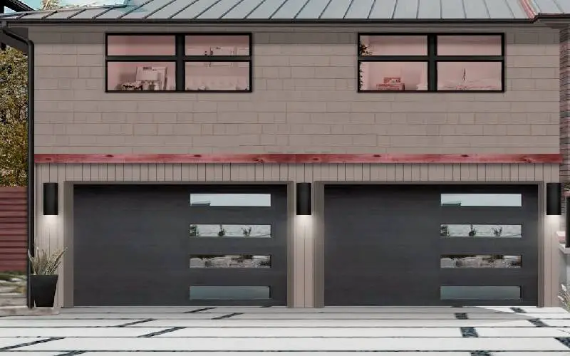 upvc garage doors with windows