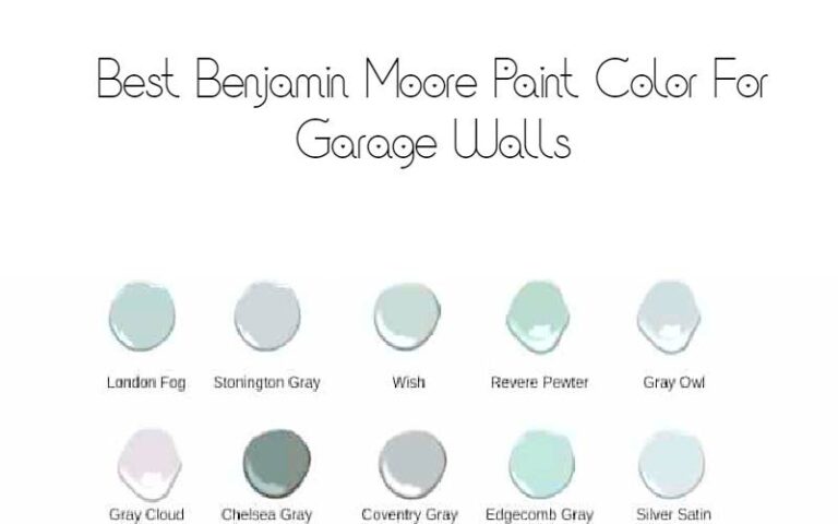 Benjamin Moore Garage Paint Colors: The Best 25 Choices