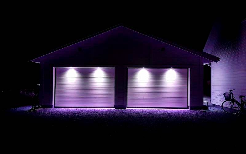 outdoor garage lighting options