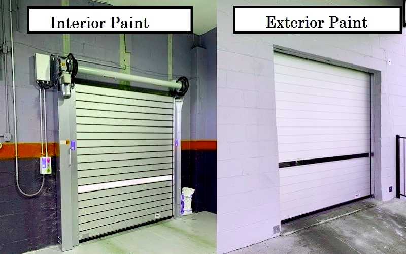 best interior or exterior paint for garage walls