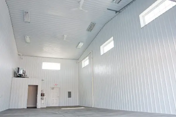 metal paneling for garage walls