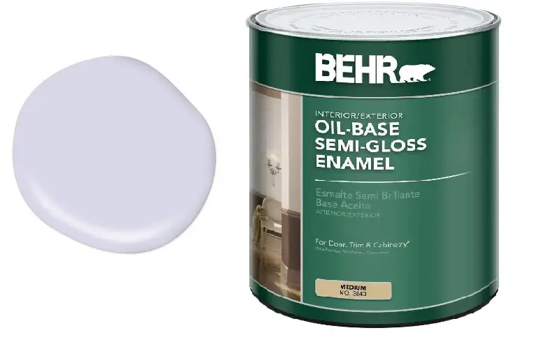 behr oil-base semi-gloss enamel