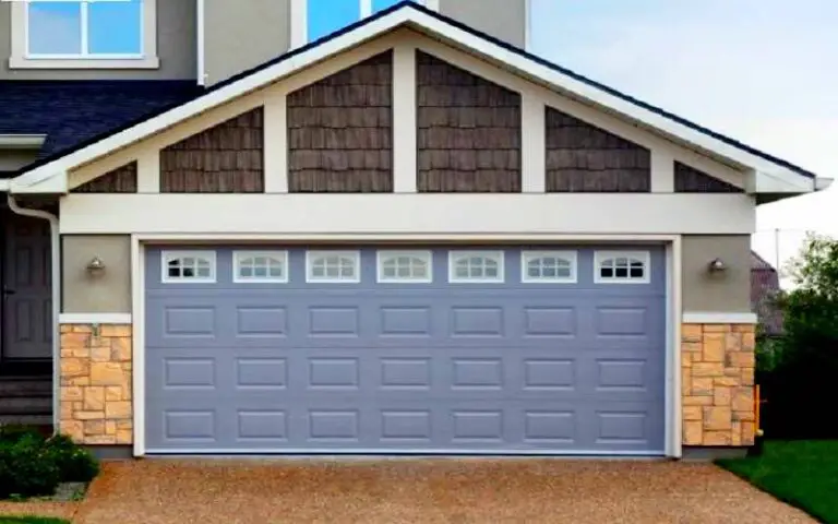 grey garage door