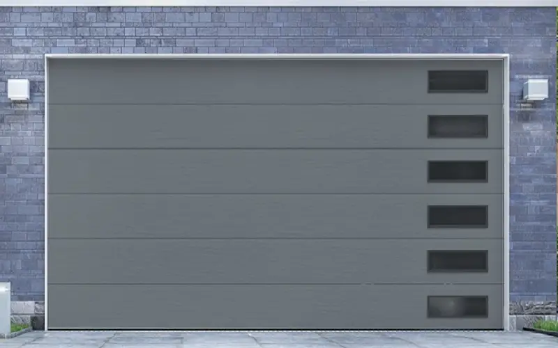 slate grey garage door