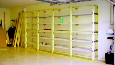 10 Options Garage Shelf Ideas: Storage, Wood, And DIY
