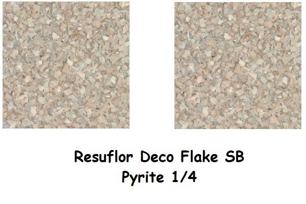 resuflor deco flake sb pyrite