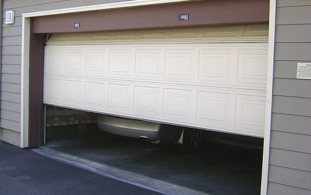 avoid garage door shifting