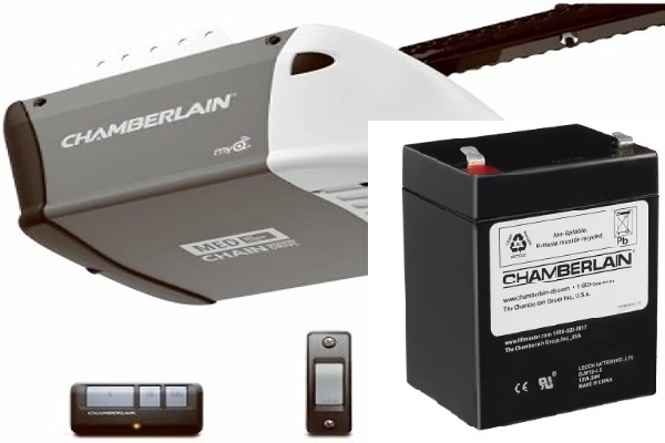 chamberlain garage door opener battery