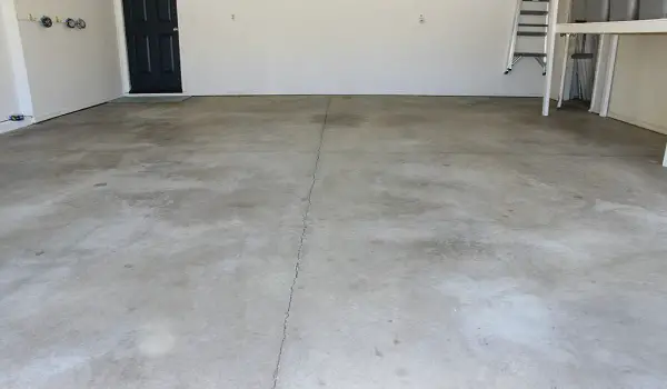 condition of existing concrete garage floor