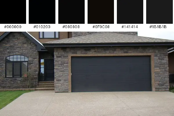 how to choose best black garage door