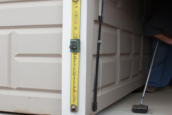 how to level a garage door check the tracks
