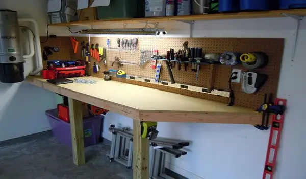 add a workbench garage car