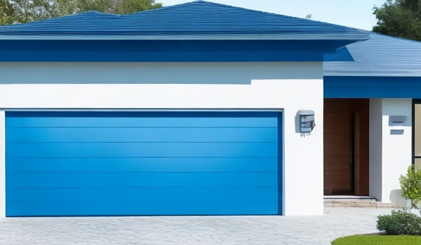 garage door catalina blue
