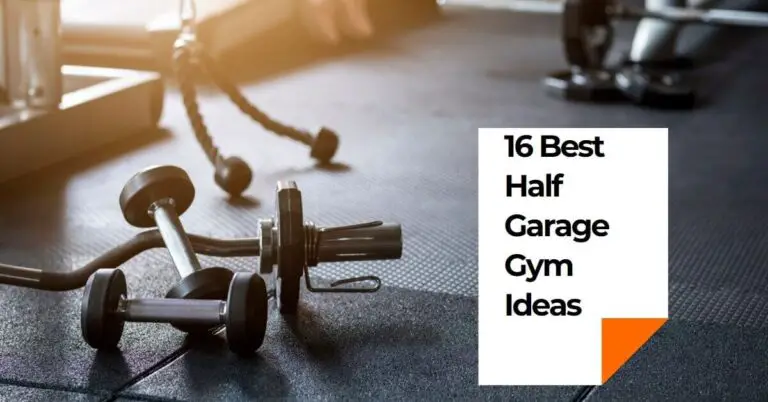 half garage gym ideas