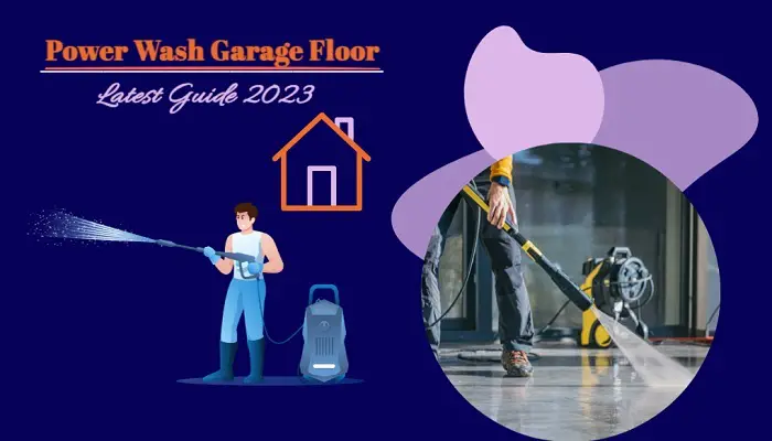 power washing garage floor