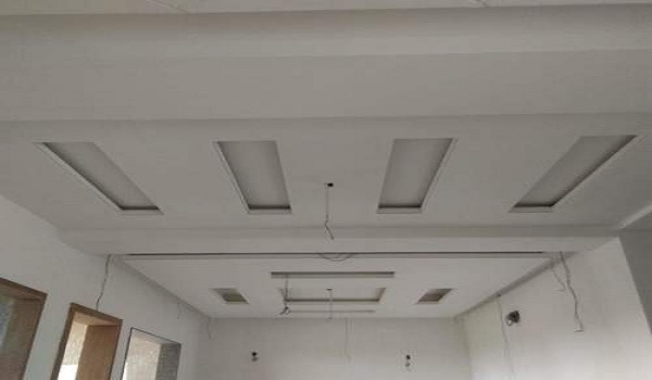 Gypsum garage ceiling