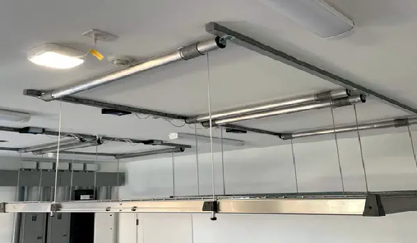 Lowered ceiling garage ceiling