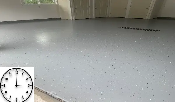 drying time and curing garage floor