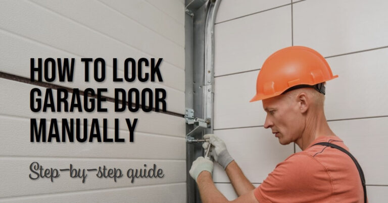 lock a garage door