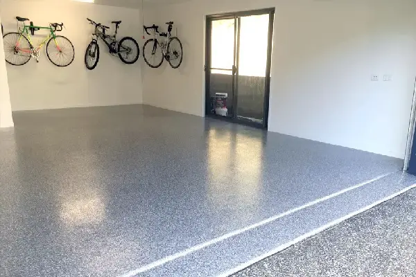 Resurfaced Garage Floor