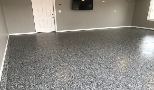 slipperiness polyaspartic garage floor