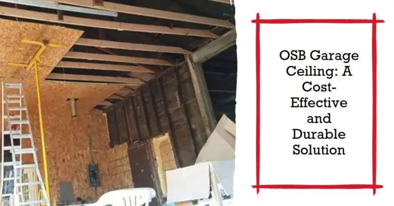 OSB garage ceilings