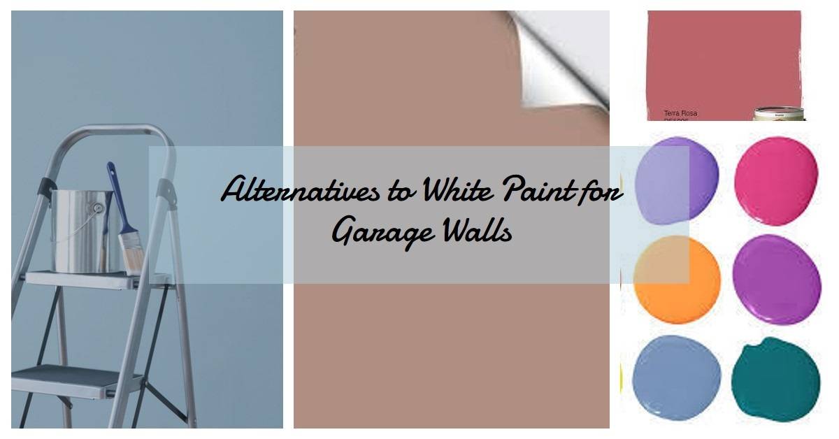 alternatives to white paint for garage walls