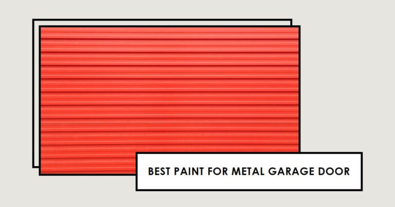 best paint for metal garage door