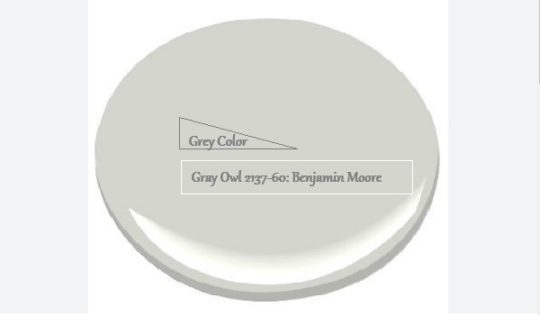 gray owl 2137-60, benjamin moore
