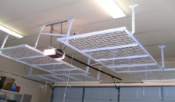 hooks and racks garage ceiling storage system