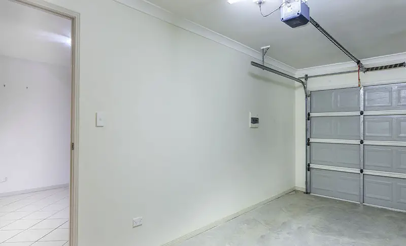 interior door leading to garage