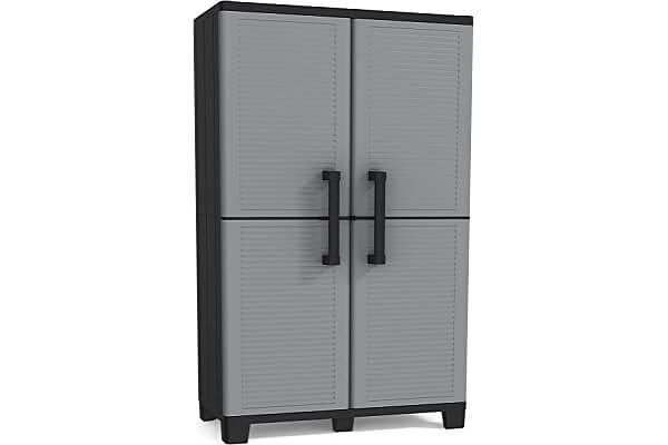 keter space winner resin garage storage cabinet
