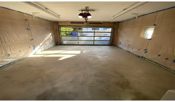 concrete stain garage
