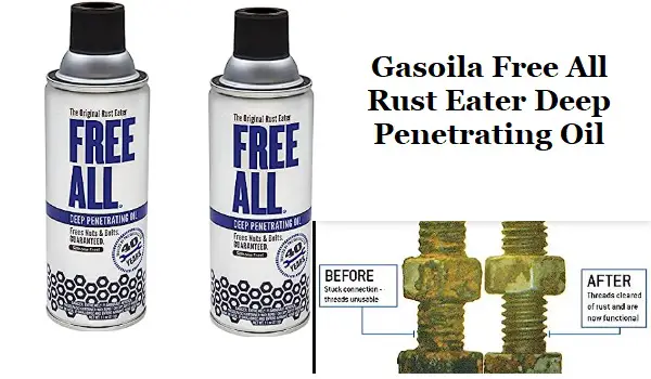 gasoila free all rust eater deep penetrating oil