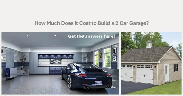 how much does it cost to build a 2 car garage