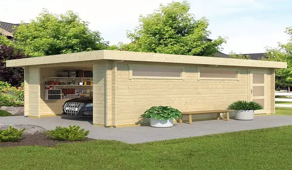 Wood Garage Kit by Woodgrain Structure
