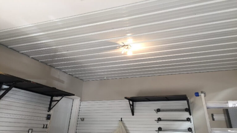 aluminum soffit garage ceiling