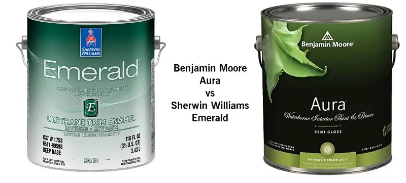 benjamin moore aura vs sherwin williams emerald