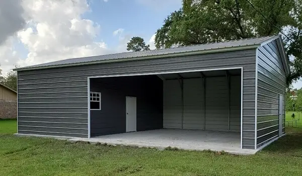 carport with built-in storage