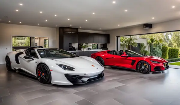 how big is a two car garage
