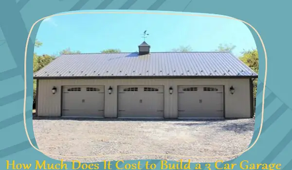 how much does it cost to build a 3 car garage