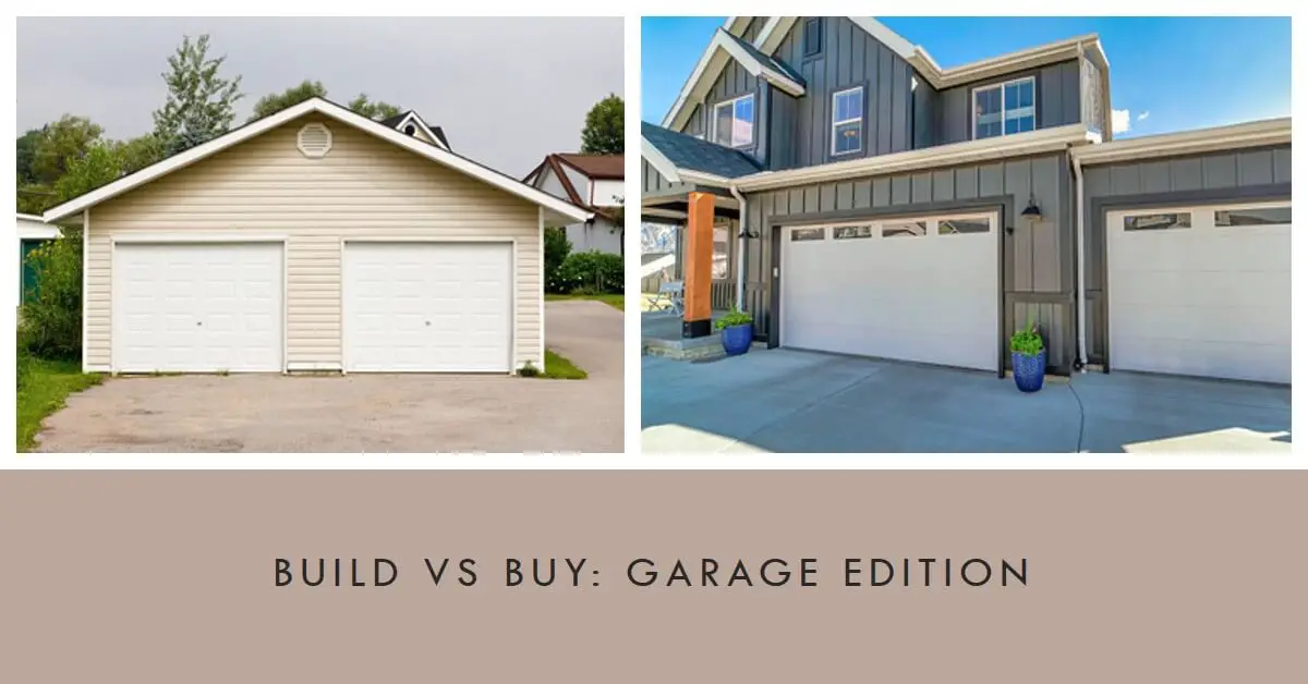 is it cheaper to build a garage or buy a kit
