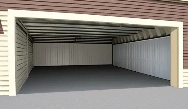 minimum 2 car garage dimensions